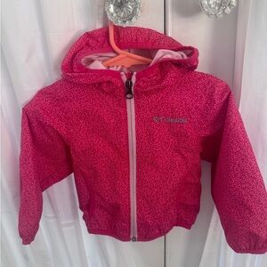 Columbia Fuchsia Hooded Jacket